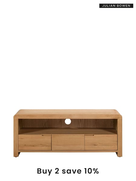 Julian Bowen Natural Kemble Curve TV Unit (811568) | £330