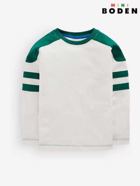 Cream - Boden Colour Block T-shirt