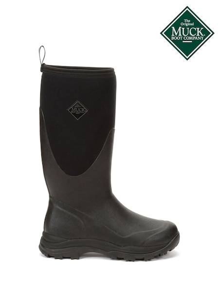 Muck Boots Black Outpost Tall Wellington Boots (814504) | £131