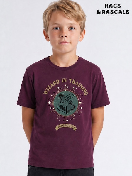 Red - Rags & Rascals Harry Potter Wizard In Training Christmas T-shirt