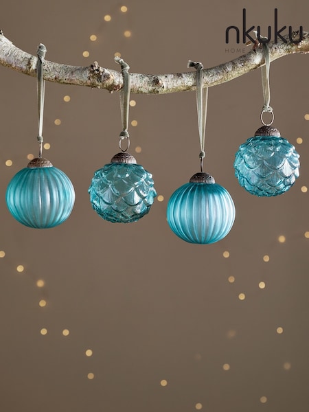 Nkuku Set Of 6 Vikula Baubles