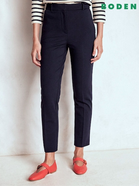 Blue - Boden Highgate Ponte Trousers