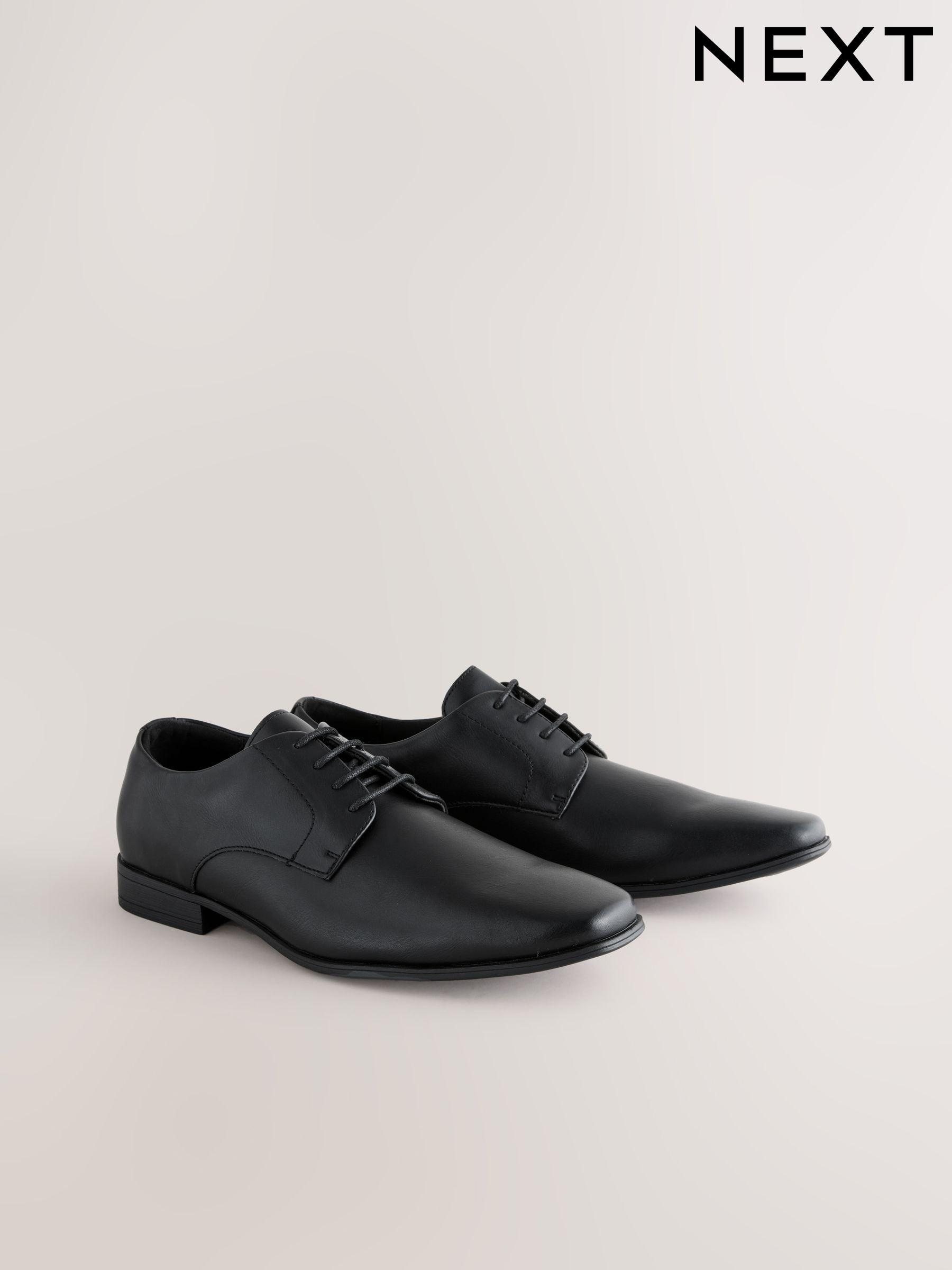 Trendy black dress shoes on sale