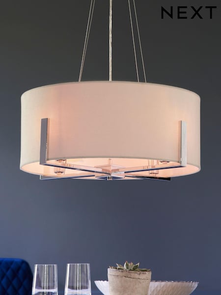 Chrome Moderna 4 Light Chandelier Light (816657) | £115