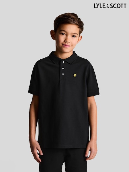 Lyle & Scott Black Boys Classic Polo Shirt (817004) | £35 - £40