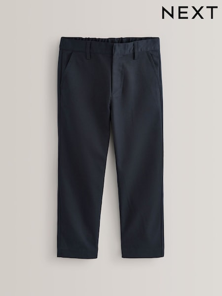 Navy Plus Waist Pull On Standard Trousers (3-17yrs) (817599) | £8 - £16