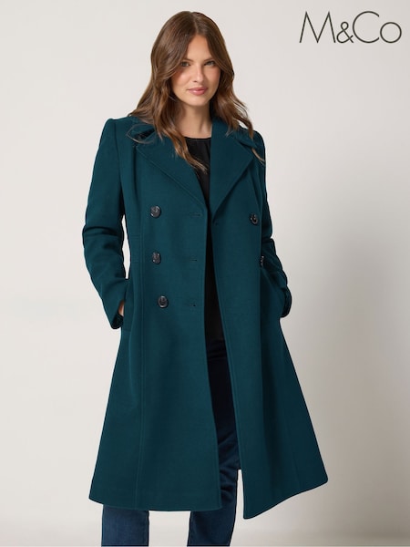 Green - M&co Tailored Coat
