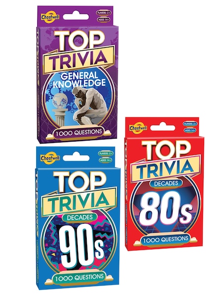 Cheatwell Games Top Trivia Mixed Question Card Games (819172) | £20
