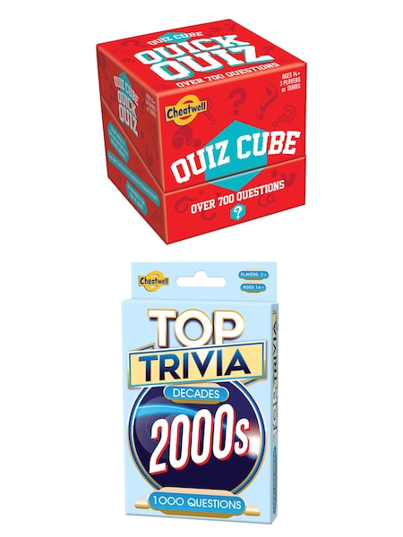 Cheatwell Games Quiz Lovers Bundle Quick Quiz Top Trivia 00's Games (819231) | £20