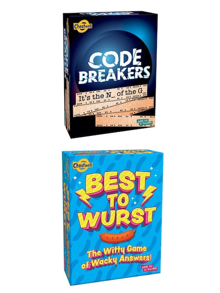 Cheatwell Games Code Breakers and Best to Wurst Party Games (819332) | £25