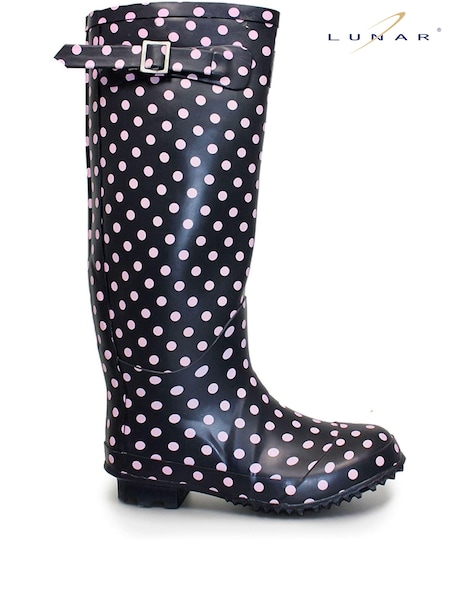 Lunar Blue Goodyear Spot Wellies (819642) | £35