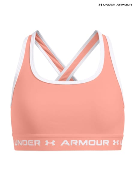 Under Armour Orange Crossback Mid Support Bra (820080) | £18