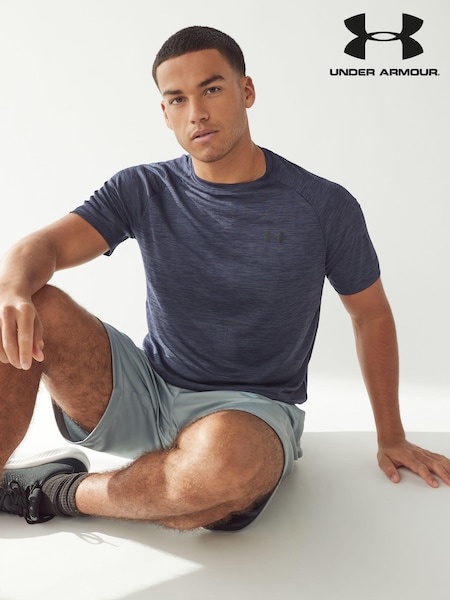 Under Armour Blue Tech Textured T-Shirt (820209) | £30