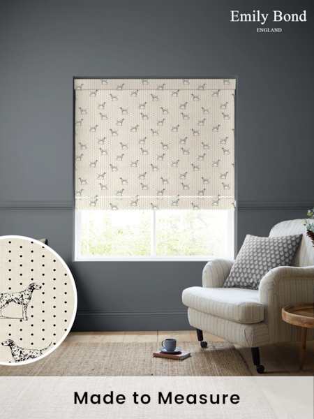 Emily Bond Natural 100% Cotton Fred Made to Measure Roman Blinds (821033) | £79
