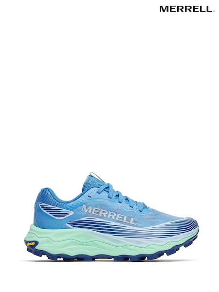 Blue - Merrell Agility Peak 6 Running Shoes