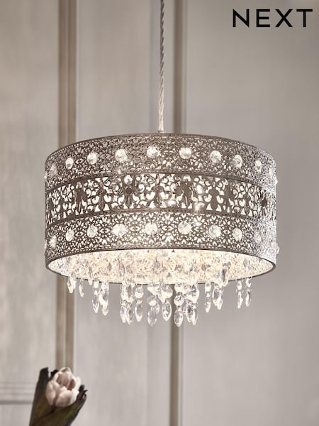 Chrome Maya Easy Fit Pendant Lamp Shade (822834) | £50