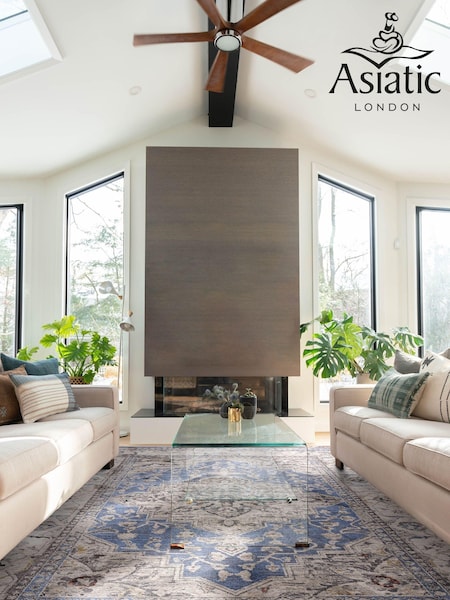 Asiatic Rugs Blue Sovereign Vintage Floral Rug (823652) | £104 - £412