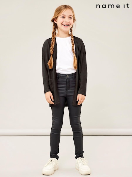 Name It Black Knitted Cardigan with Pockets (824102) | £16
