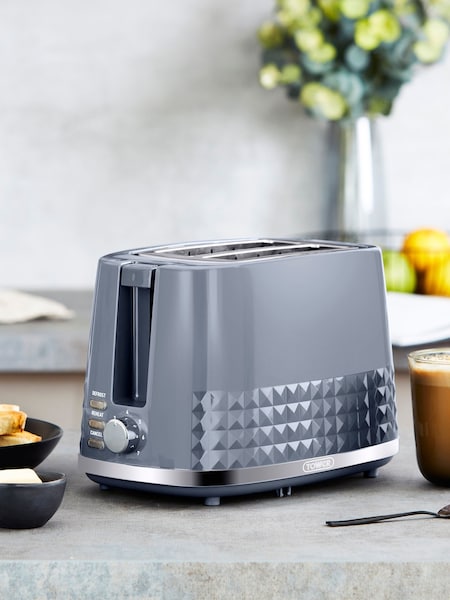 Tower Grey Solitaire 2 Slice Toaster (825486) | £30