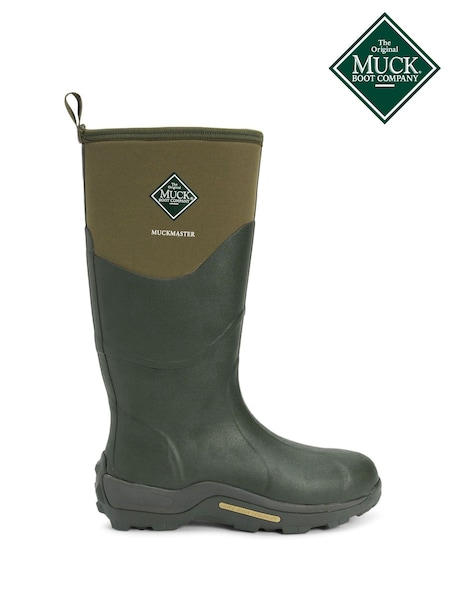 Muck Boots Green Muckmaster Hi Wellington Boots (825834) | £131