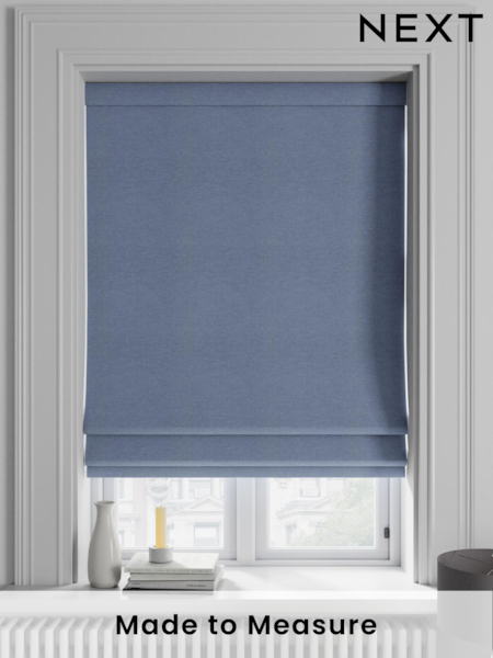 Danube Blue Soho Made To Measure Roman Blind (826424) | £84
