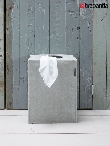 Brabantia Grey 55L Rectangular Laundry 100% Cotton Bag (827301) | £38