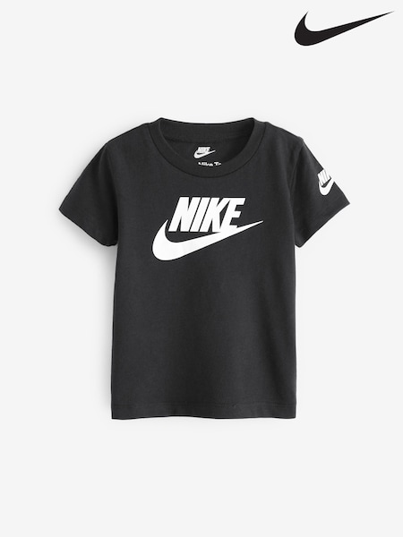 Nike Black Infant Futura T-Shirt (827627) | £13