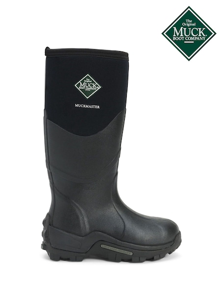Muck Boots Black Muckmaster Hi Wellington Boots (828236) | £131