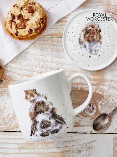 Royal Worcester Wrendale Mug and Coaster Set (829534) | £19