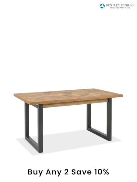 Bentley Designs Natural Indus 4 to 6 Seater Extending Dining Table (831303) | £900