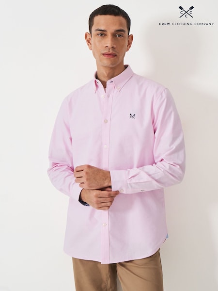Crew Clothing Pink Classic Fit 100% Cotton Oxford Shirt (831331) | £55