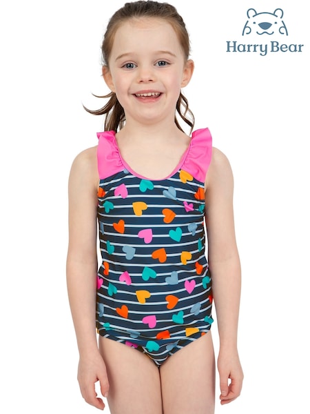 Harry Bear Blue Heart Swimsuit (831463) | £13