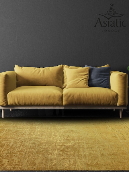 Asiatic Rugs Gold Zehraya Gold Washable Rug (832712) | £151 - £406