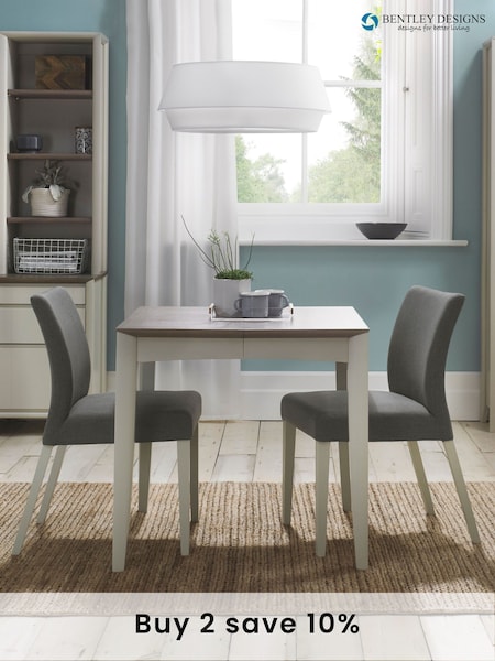 Bentley Designs Grey Bergen Washed Oak Extending Dining Table (833466) | £520