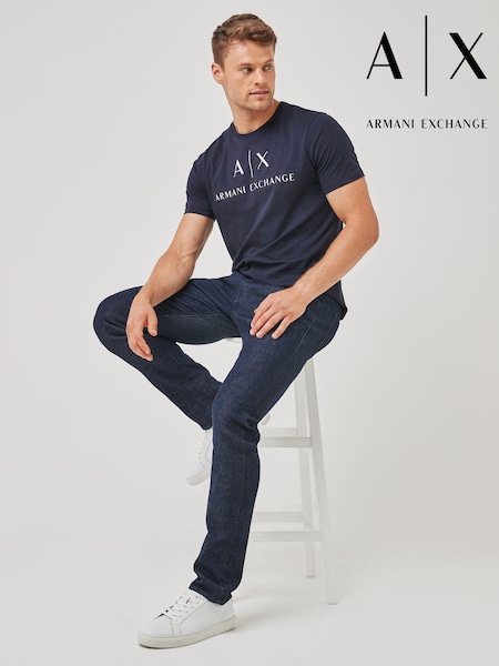 Armani Exchange Logo 100% Cotton T-Shirt (834616) | £45