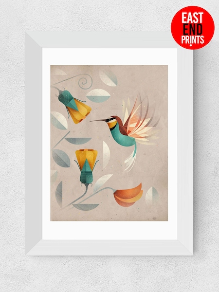 East End Prints Brown Hummingbird Print by Dieter Braun (836751) | £50 - £130