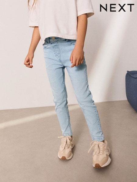 Light Blue Regular Length Stretch Jeggings (3-16yrs) (837723) | £11 - £16