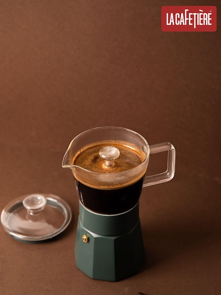 La Cafetière Green 6 Cup Glass Espresso Maker (838766) | £65