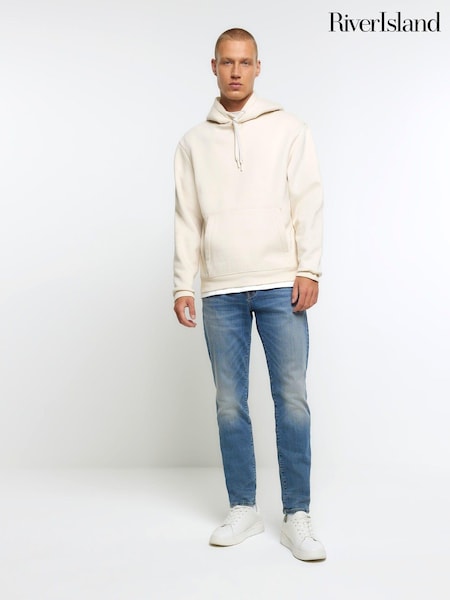 River Island Blue Skinny Fit Stretch Jeans (839381) | £40
