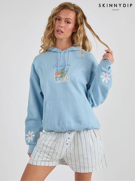 Blue - Skinnydip Paddington Wildflowers Hoodie