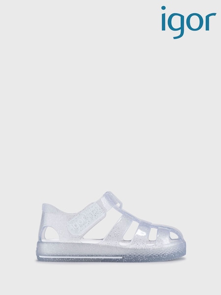 Igor Clear Star Glitter Transparent Sandals (839719) | £23