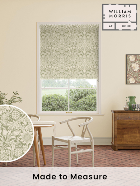 William Morris At Home Green Sunflower Made to Measure Roller Blind (839726) | £61