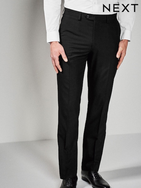 Black Regular Fit Suit Trousers (839735) | £35
