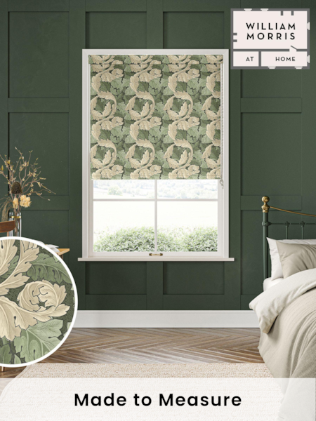William Morris At Home Green Acanthus Made to Measure Roller Blind (839761) | £61