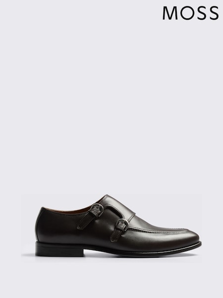 Brown - Regular Moss Corsica Double Monk Shoes