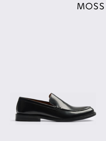 Black - Regular Moss Sutton Plain Loafers