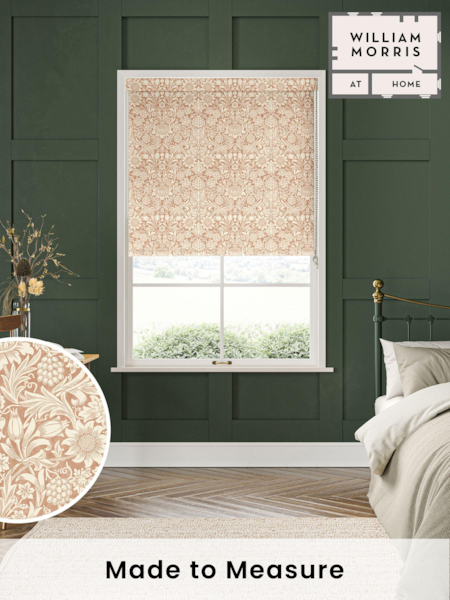 William Morris At Home Orange Sunflower Made To Measure Roller Blind (840065) | £61