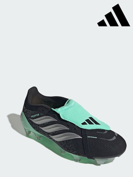 Black - Regular Adidas Predator Pro Fold-over Tongue Firm Ground Football Boots