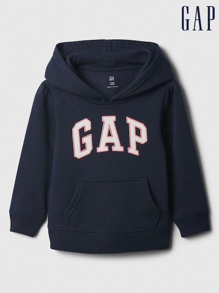 Gap Navy Blue Logo Hoodie (6mths-5yrs) (840988) | £18