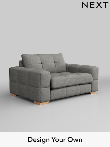 Chunky Boucle Easy Clean/Mid Grey Brooke Deep Sit (841352) | £1,525
